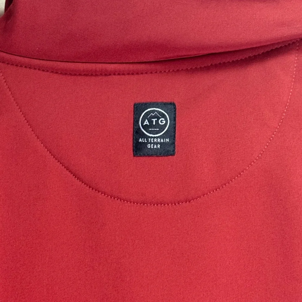 Wrangler ATG‎ Softshell Jacket Red M Outdoor Hiking Workwear Fleece Lined